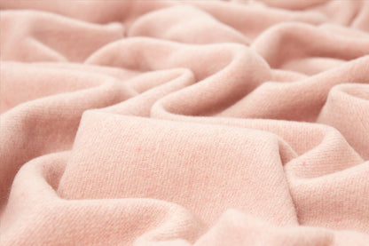 Oxford Throw - Merino Wool Blend - Blush